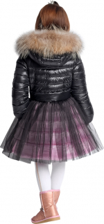 Пальто для девочки GnK ЗС-775 превью фото